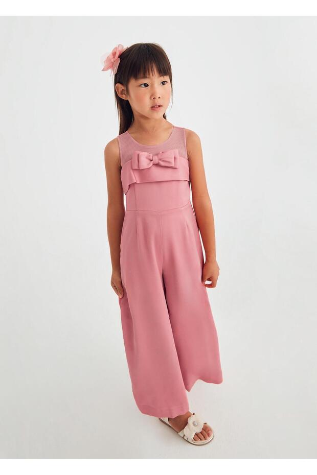 Mayoral Abel Lula Girls' Brighton Evening Dress Jumpsuit Orange