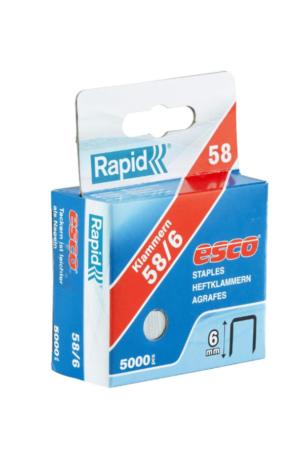 Esco 58/6mm Fine Wire Staples 5000pcs – Code 468060050