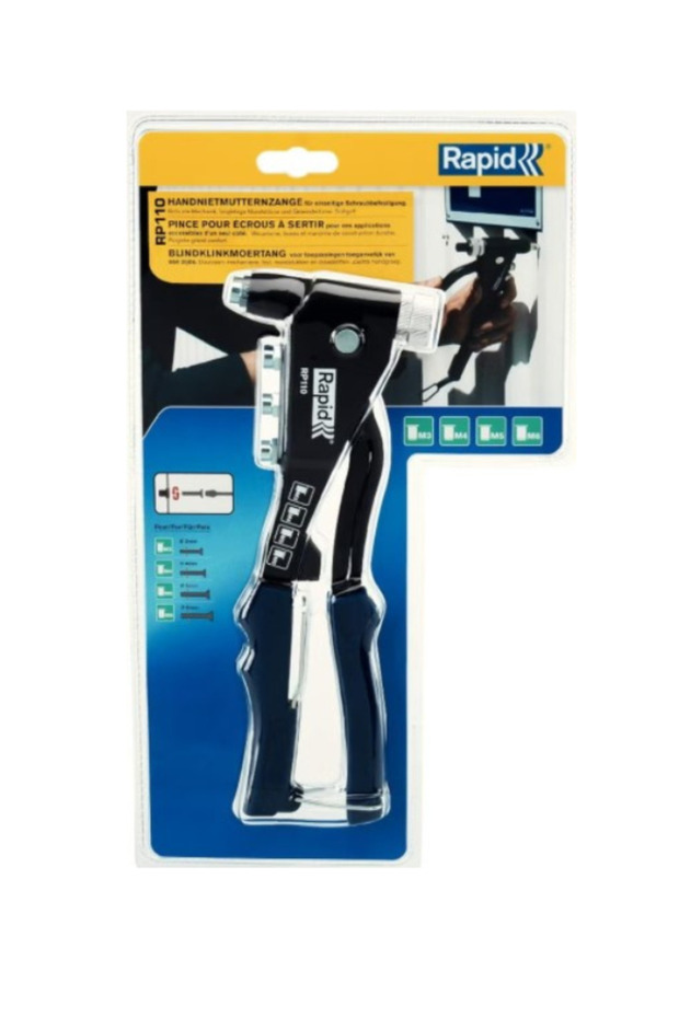 RP110 Hand Riveter – Professional Rivet Nut Pliers with Ergonomic Soft Grip