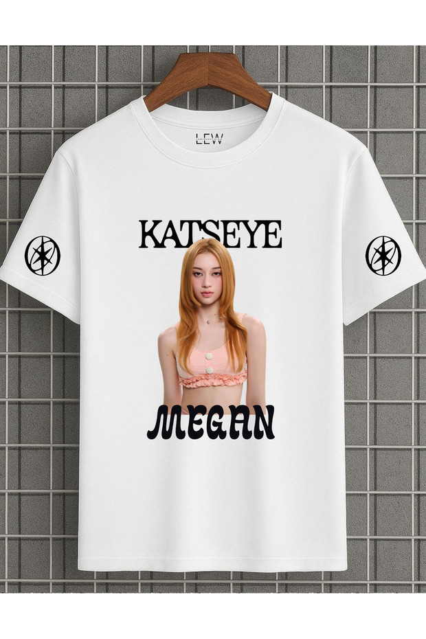 Katseye Group Megan Special Design Premium Quality Breathable T-Shirt (Pack of Cotton).