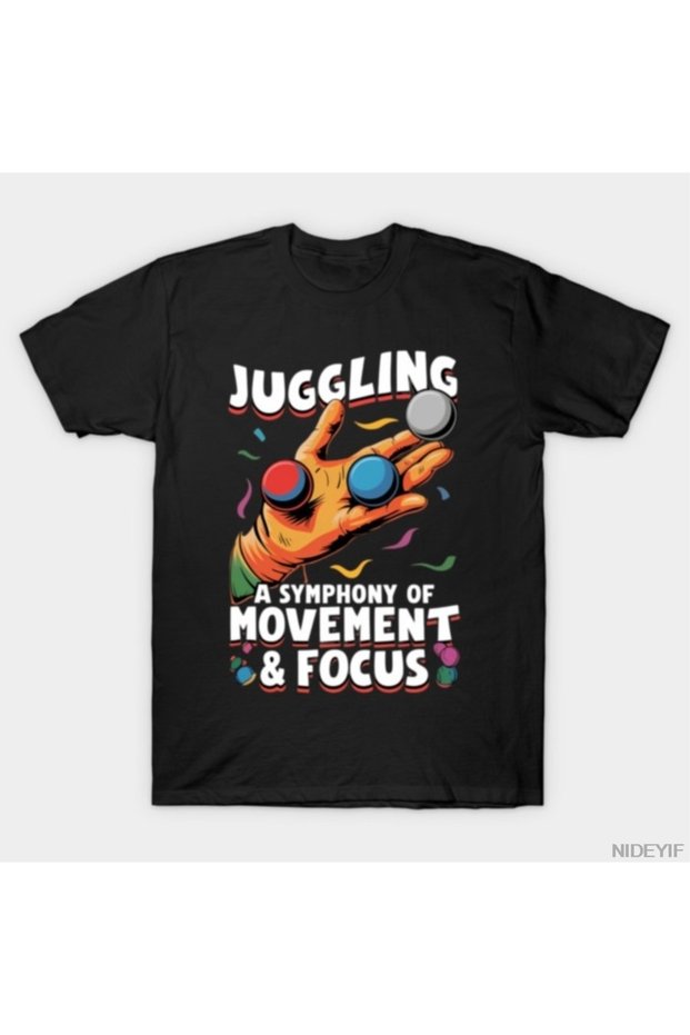 Juggling Balls Jugglers Motion and Focus t Shirt 100% Cotton for Men Women