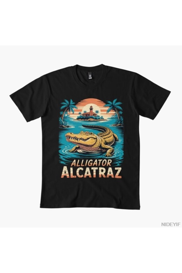 Funny Meme Florida Everglades Alligator T-Shirt for Men Women 100% Cotton t Shirts Short