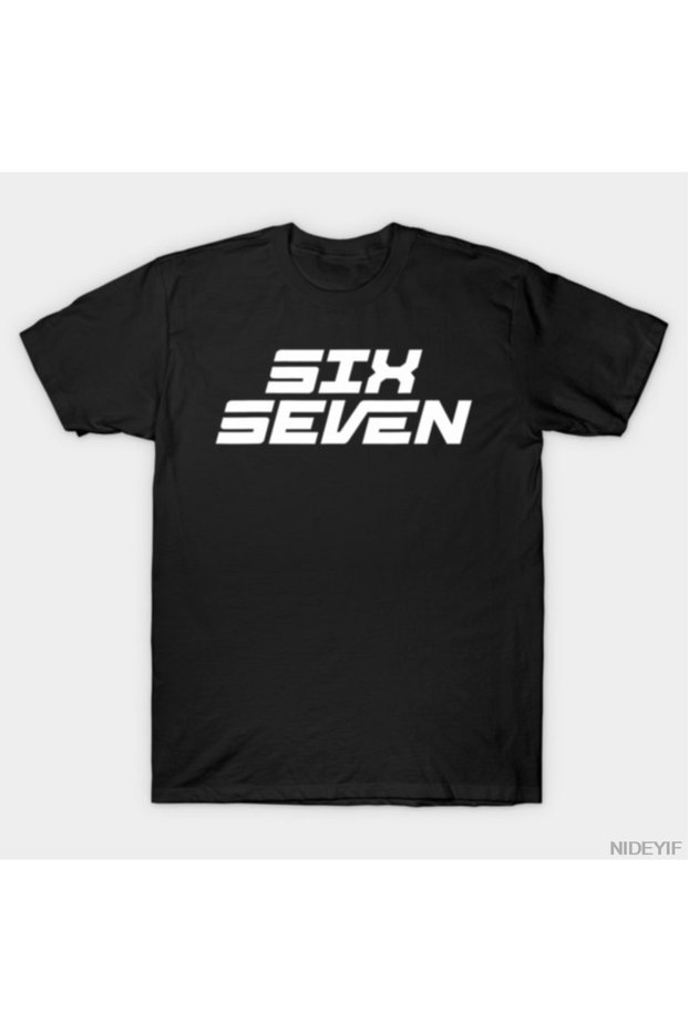 Fun Six Seven 6 7 T-Shirt for Men Women 100% Cotton Lu T-Shirts Short Sleeve Top