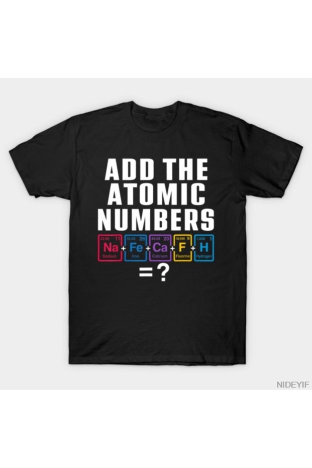 67 Six Seven Elets Periodic Table T-Shirt for Men Women 100% Cotton Lu T-Shirts 3XS