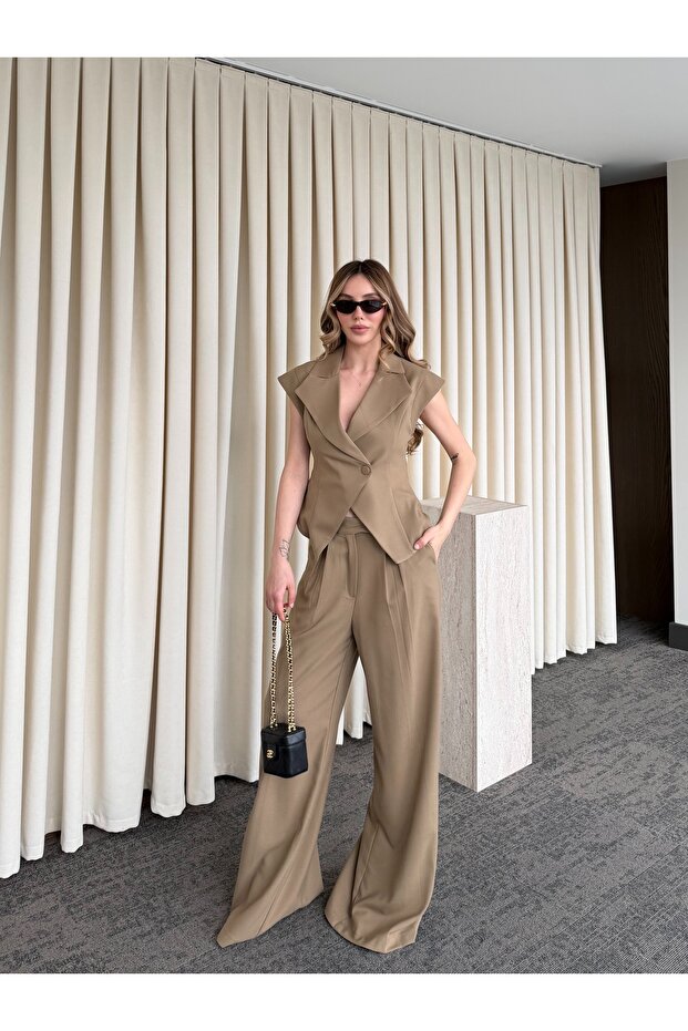 Mink Margot Vest Pant Suit - 308
