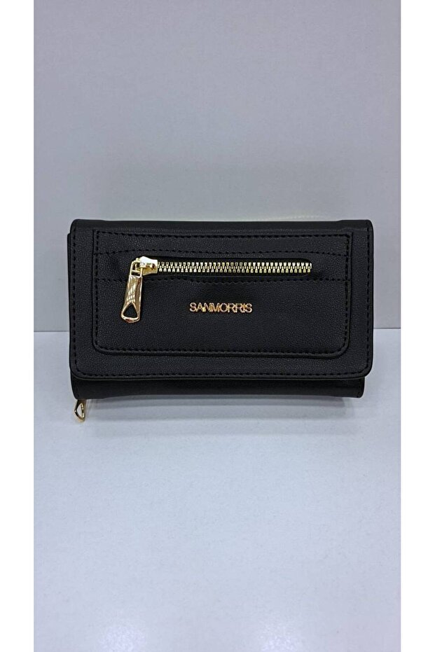 Multi-Purpose with Zipper Detail, 8 Card and Coin Compartments C Wallet 17/10 cm