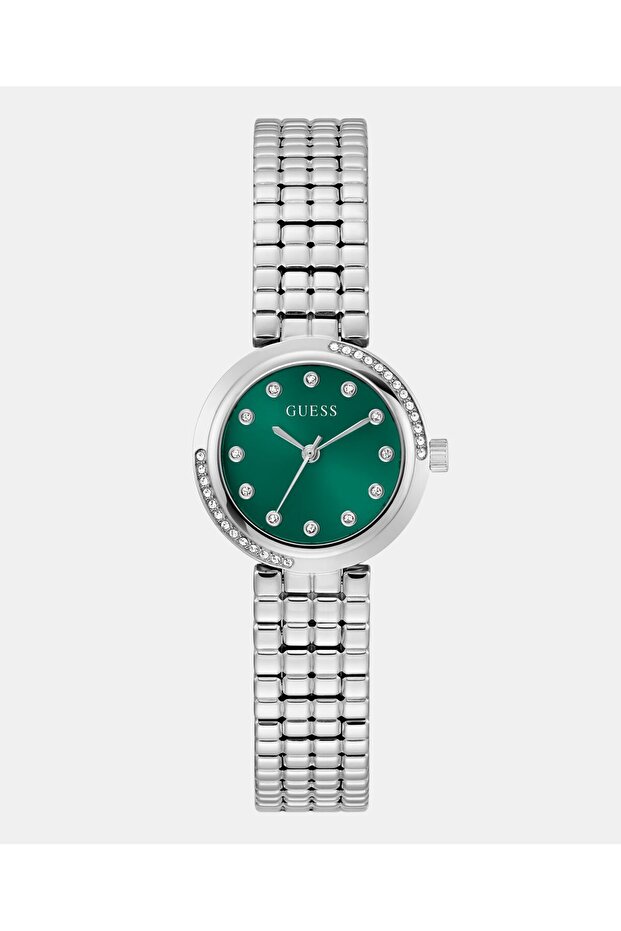 Ladies Silver Tone Analog Watch