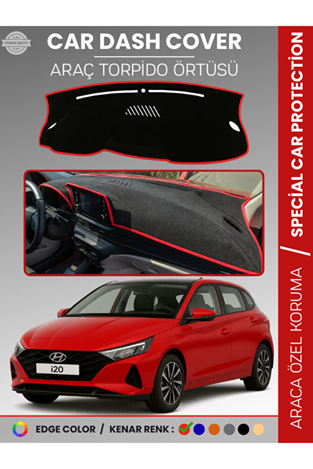 Hyundai̇ İ20 (2020+) Dashboard Cover Dashboard Protection Perfect Fit Prevents Cracking Easy Installation