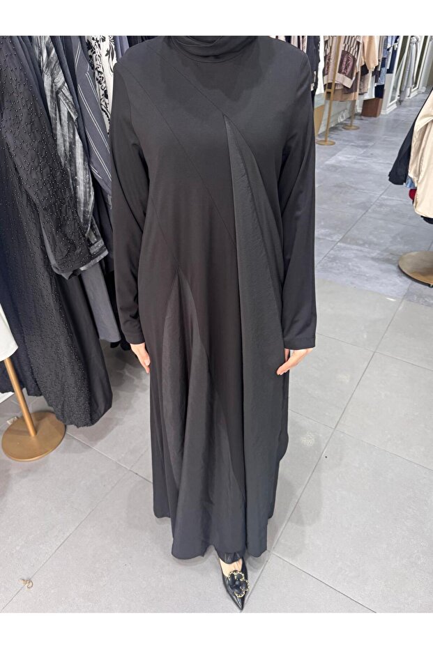 GARNİLİ BAMBU ELBİSE - 3