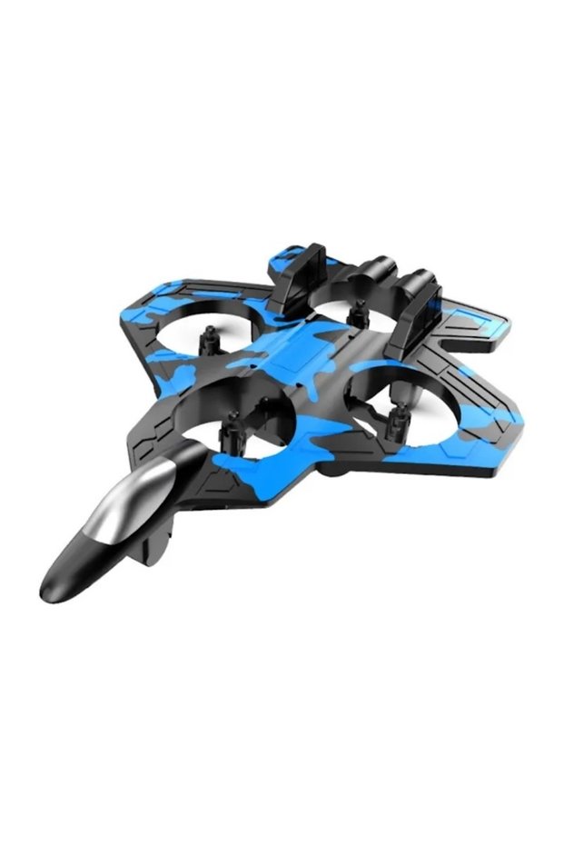 Quad-Turbo Drone Blue