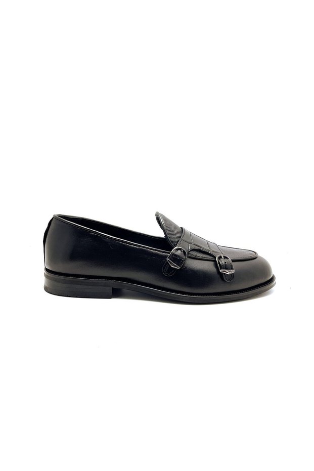 Double Buckle Eva Croquet Men's Black