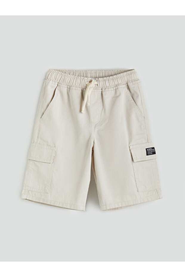 Shining Choices by Shining Store Boys' Cargo Shorts with Waist Drawstring