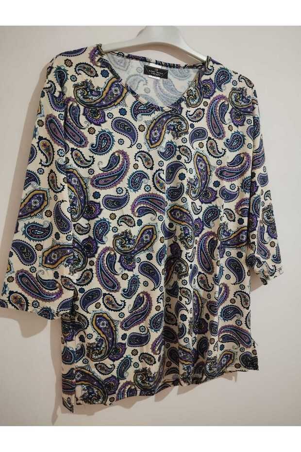 Full Summer Capri Sleeve 95% Viscose Anti-Sweat Blouse