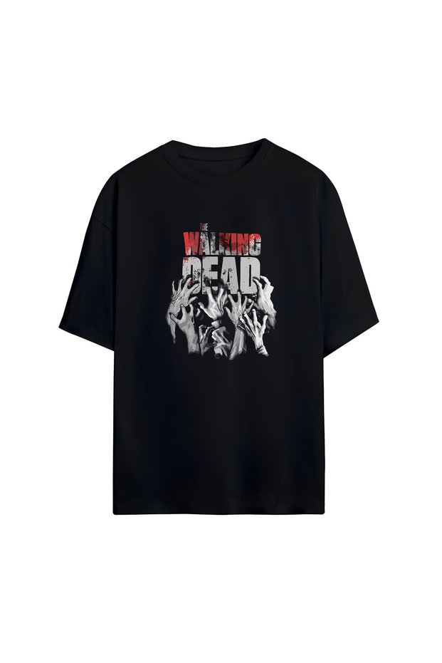 The Walking Dead Printed Unisex 100% Cotton Pack Oversized T-Shirts