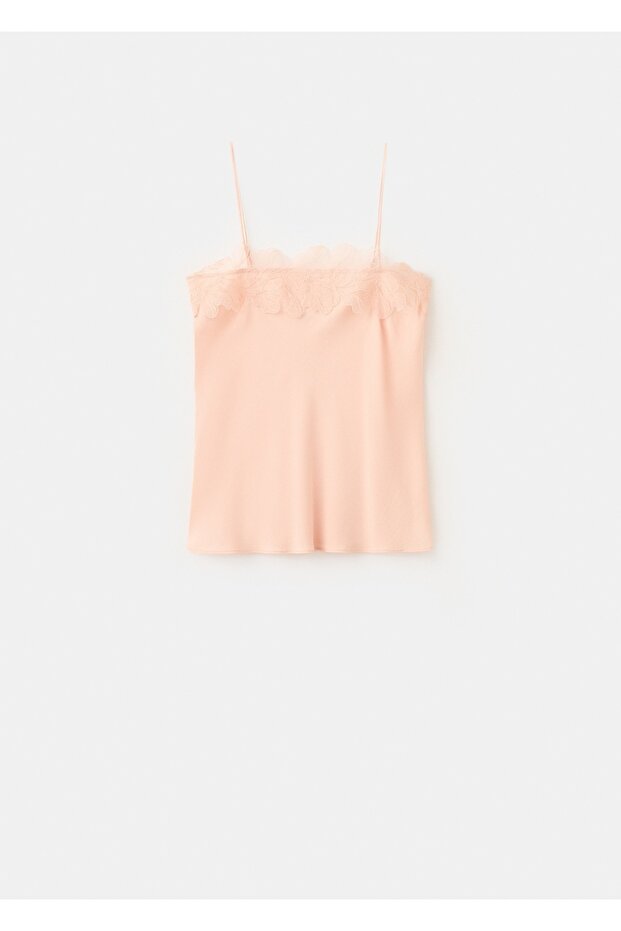 Dantel süslemeli bluz - 3