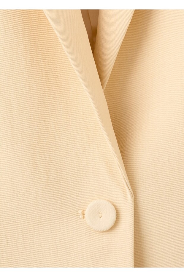 Keten blazer ceket - 5