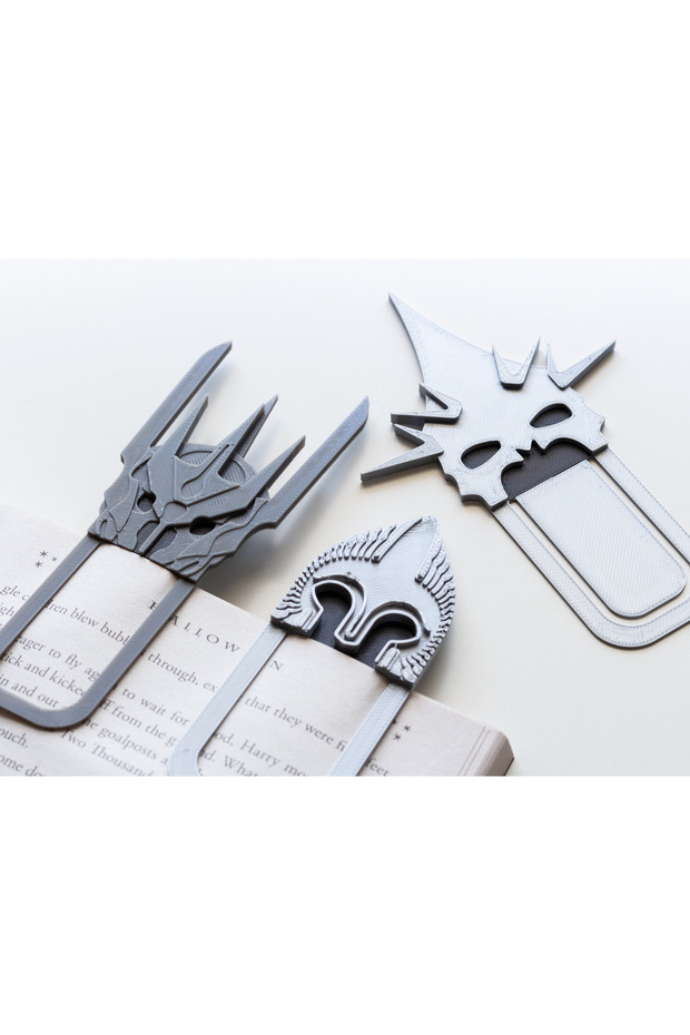 The Lord of the Rings 3-Piece Bookmark Set - Sauron, Witch-King, Gondor - 3D Printing Design