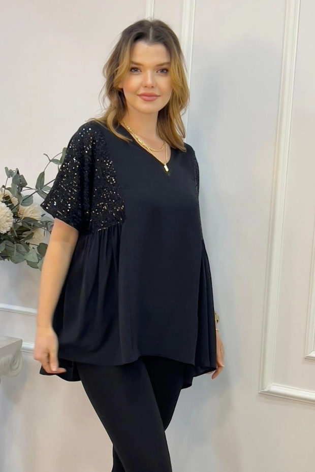 Omuzu Pullu Bluz - 2