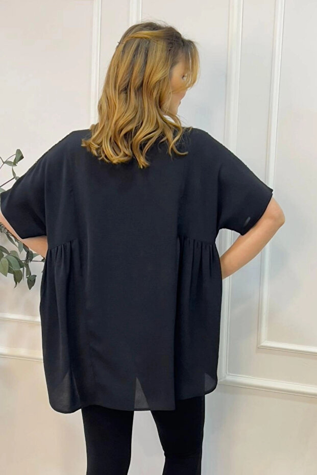 Omuzu Pullu Bluz - 4