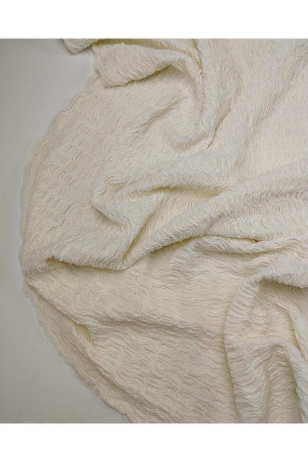 Cream Colored Jersey Fabric 140X330Cm