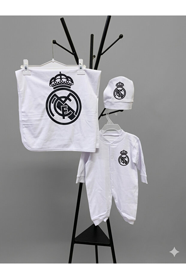 طقم مواليد بشعار ريال مدريد