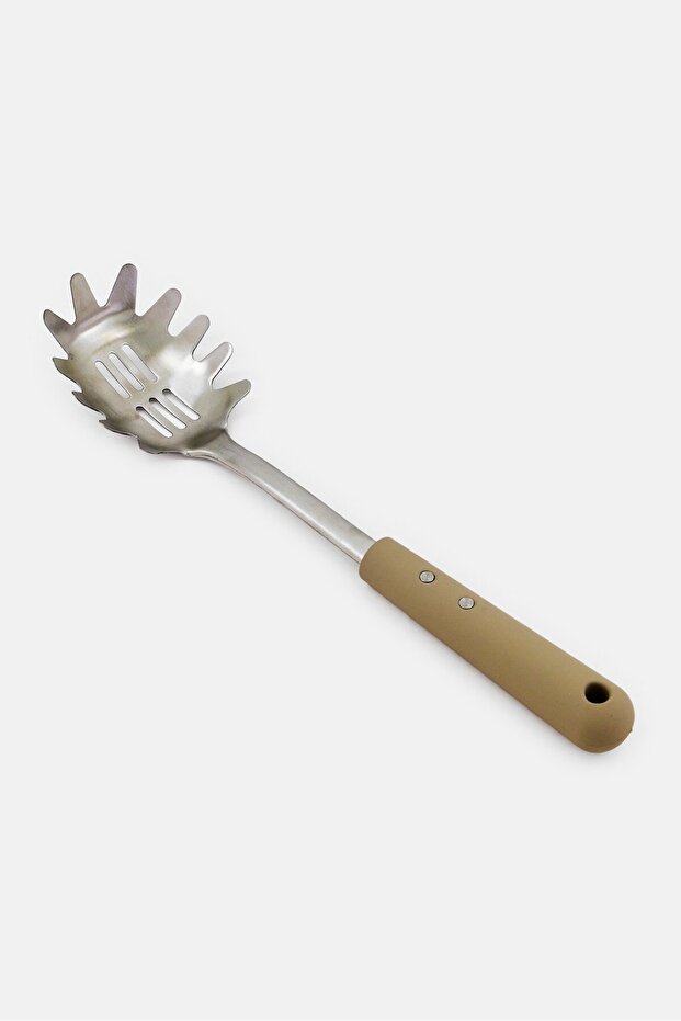 Pasta Serving Spoon, Silver - 3