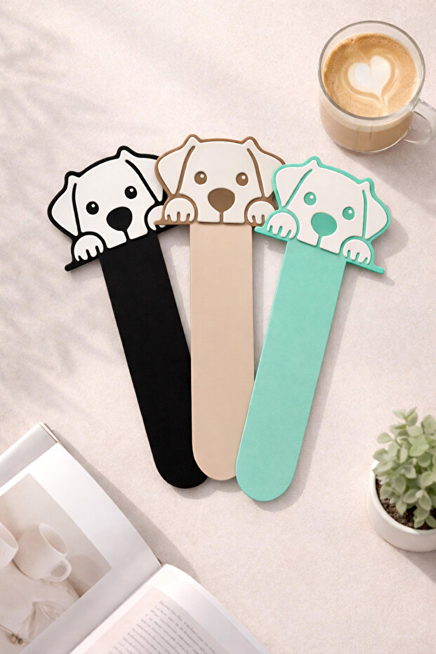 3 Figured Bookmarks - Dogs