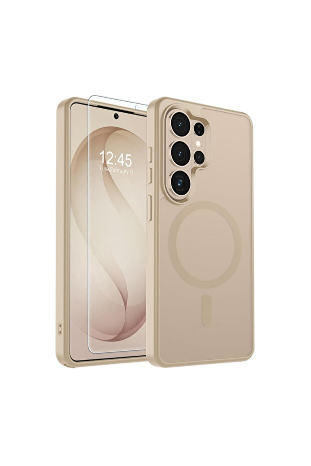Premium Liquid Silicone Case For Samsung Galaxy S26 Ultra with 9H Screen Protector, | Flare Gadgets