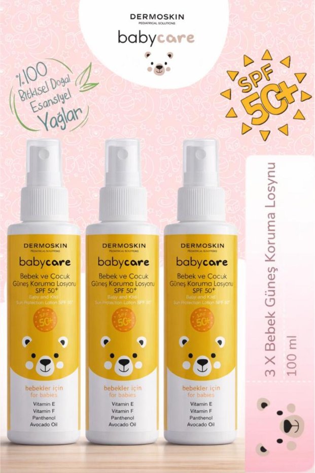 Babycare Baby and Child Sunscreen Set | Spf 50+ Probiotic Uva & Uvb Sunscreen | Set of 3 (3