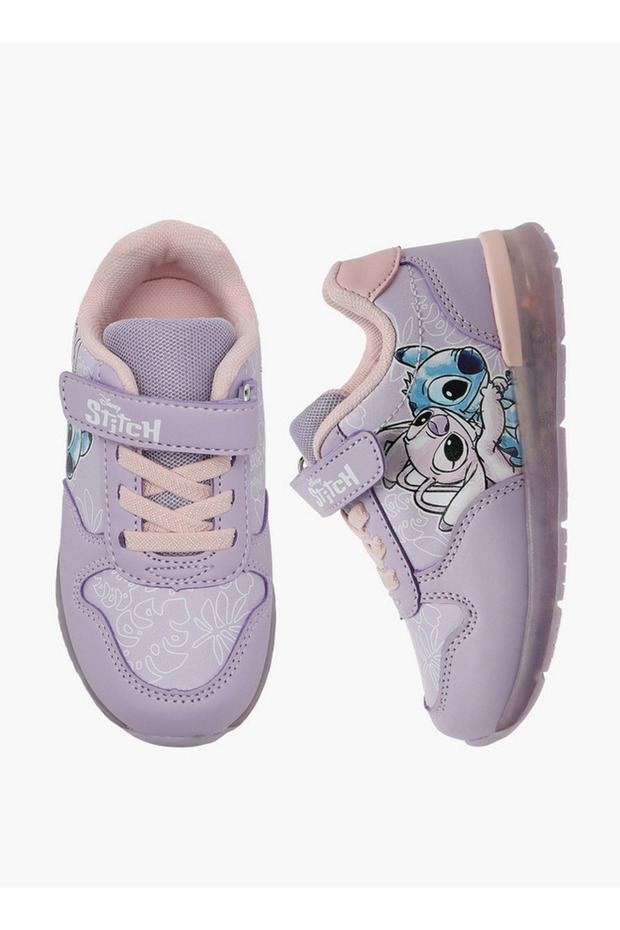 Girls Hook & Loop Ankle Sneakers