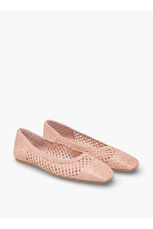 Women Textured Ballerina Shoes