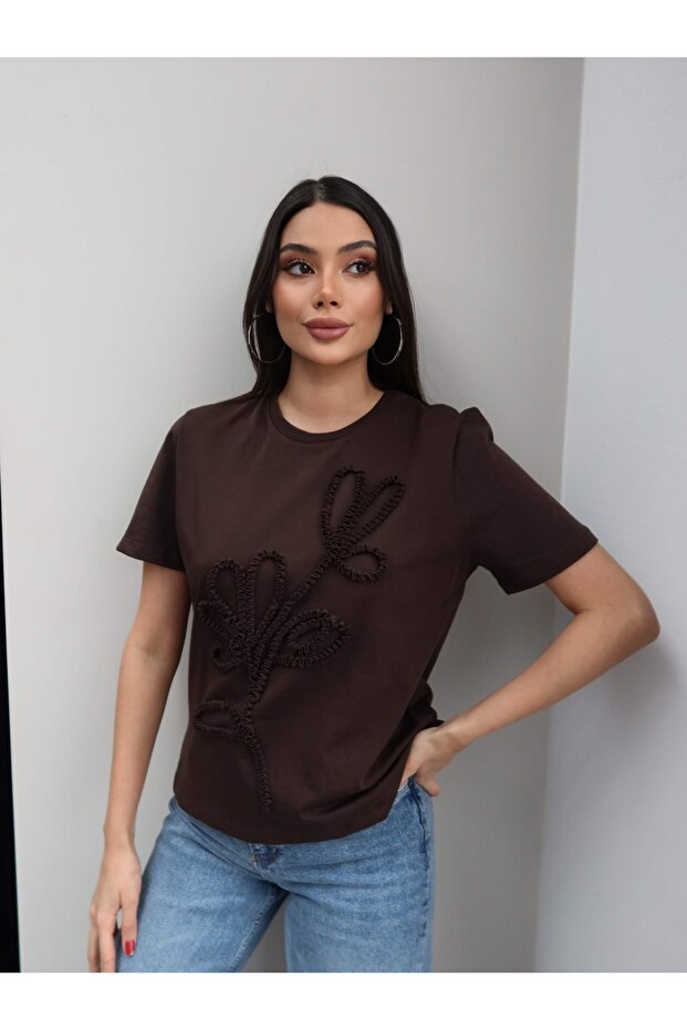 Flower Pattern Tshirt - 1