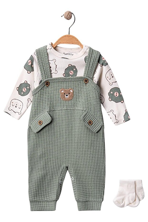 Green 3 Months, 6 Months, 9 Months, Baby Boy Set