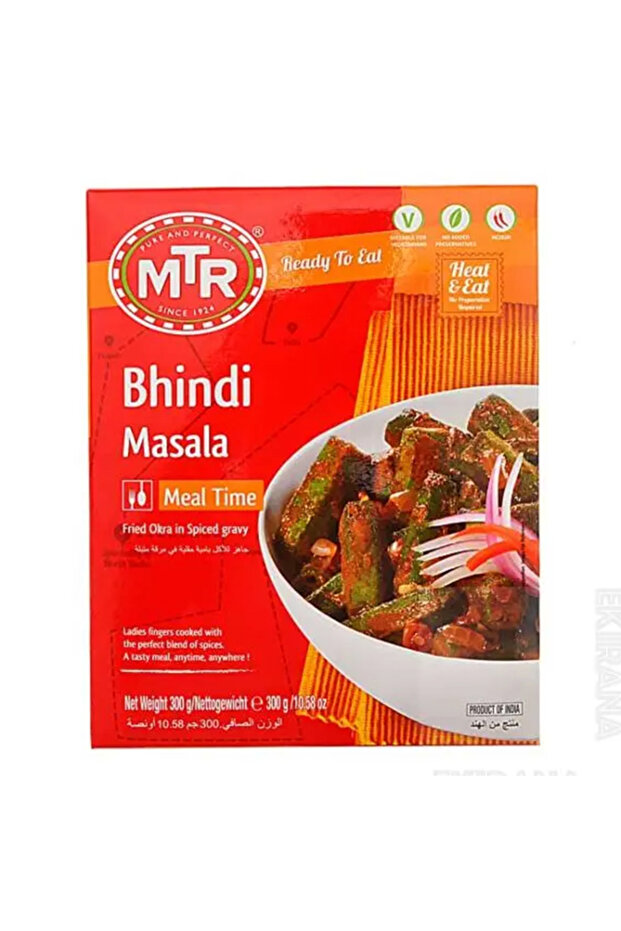 Ready-to-Eat Bhendi Masala Spiced Okra Curry (300g)