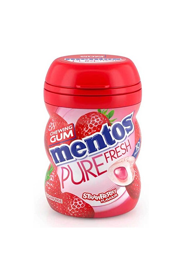 Pure Fresh Strawberry Nano Bottle Liquid Center Chewing Gum