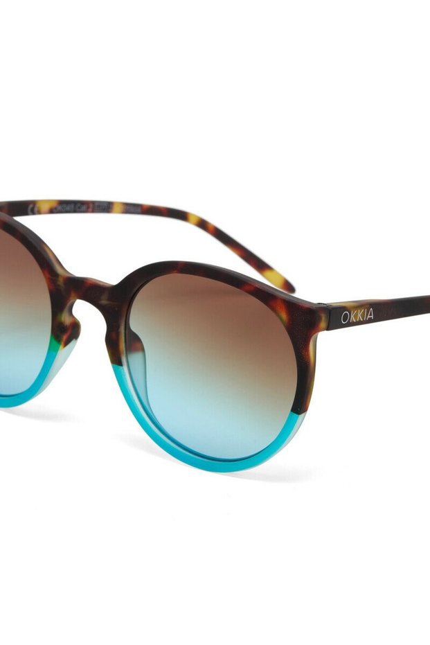 Berlino Unisex Sunglasseshavana Blue