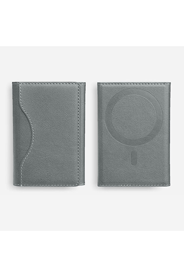Magsafe Magnetic Foldable Stand Compatible with iPhone 13-13 Pro 13 Pro Max Leather Card Holder Wallet
