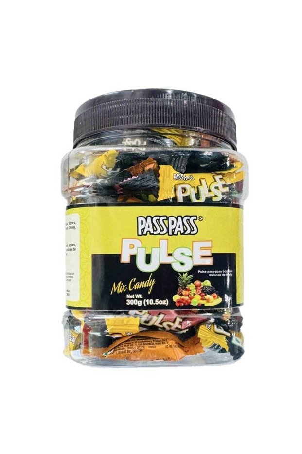 Tangy Fruit Candies Assorted Flavors Mini Jar (300g)
