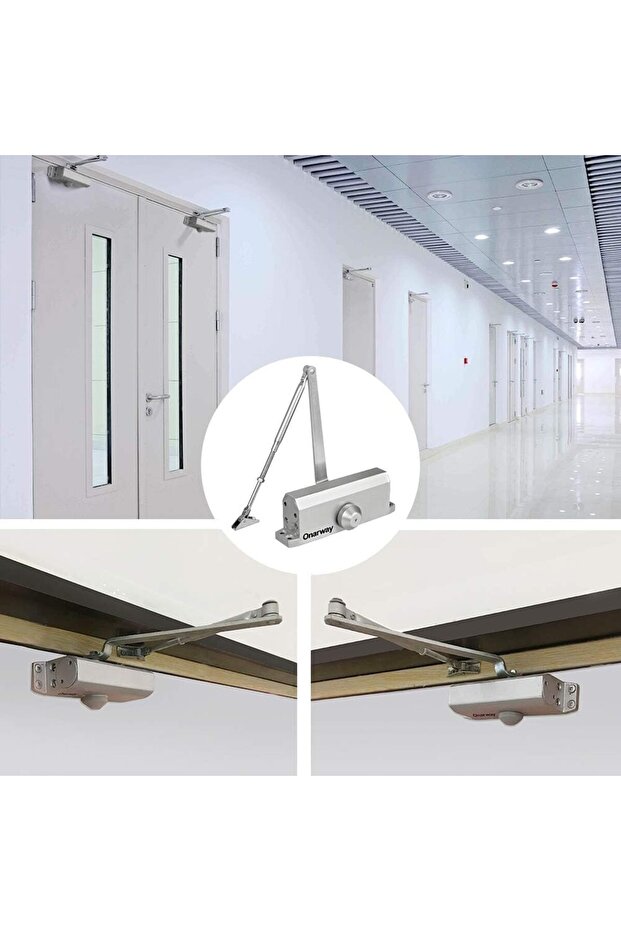 Automatic Door Closer Hold Open Size 3 Spring Hydraulic Door Closure