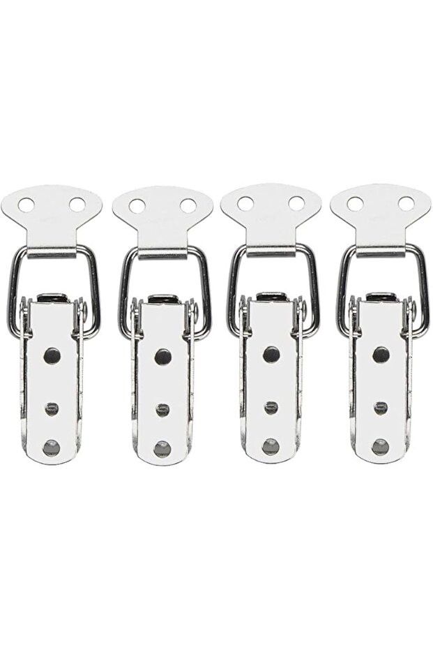 4Pcs Stainless Steel Spring Loaded Toggle Latch Catch Clamp Clip for Trunk, Case, Box, and C