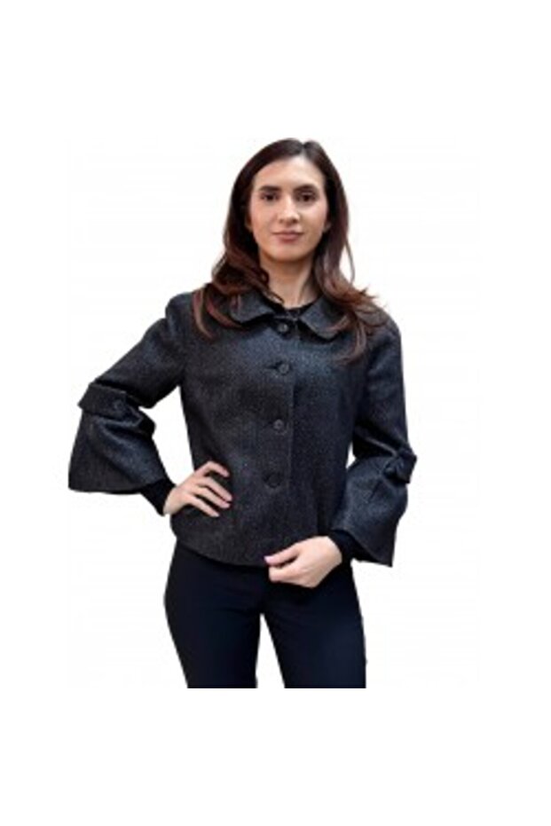 Short Cape, Black-Anthracite - 3