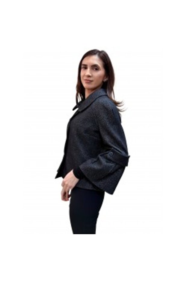 Short Cape, Black-Anthracite - 2