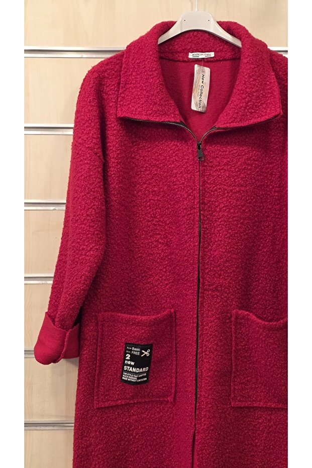 Italian Boucle Jacket m Transitional Plain Pattern - 2