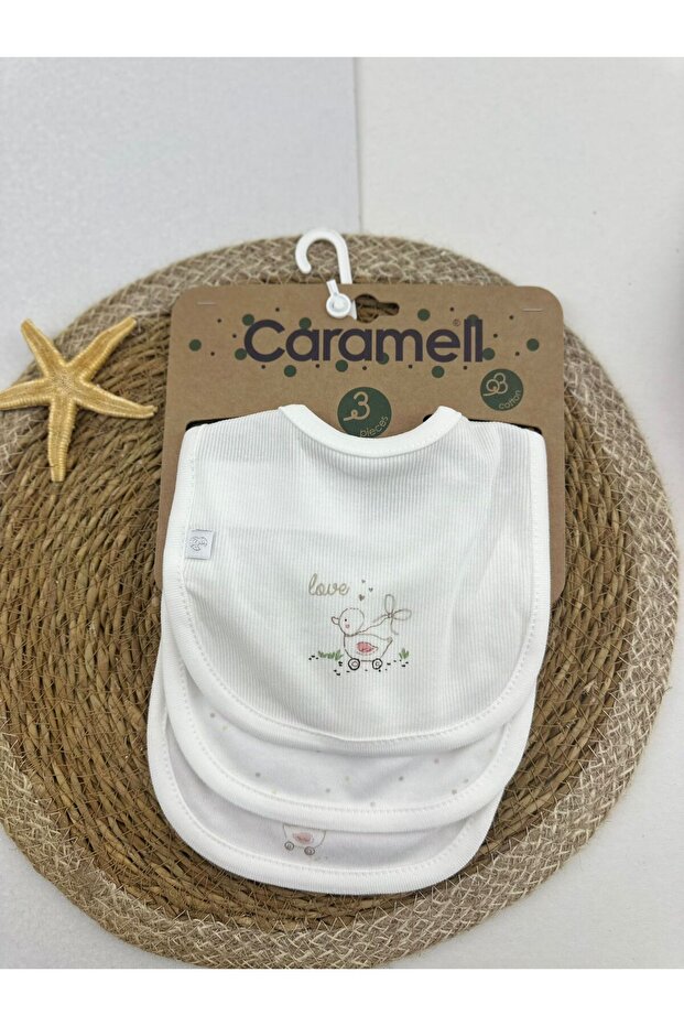 Baby Food Bib Love Time 3-Piece Set