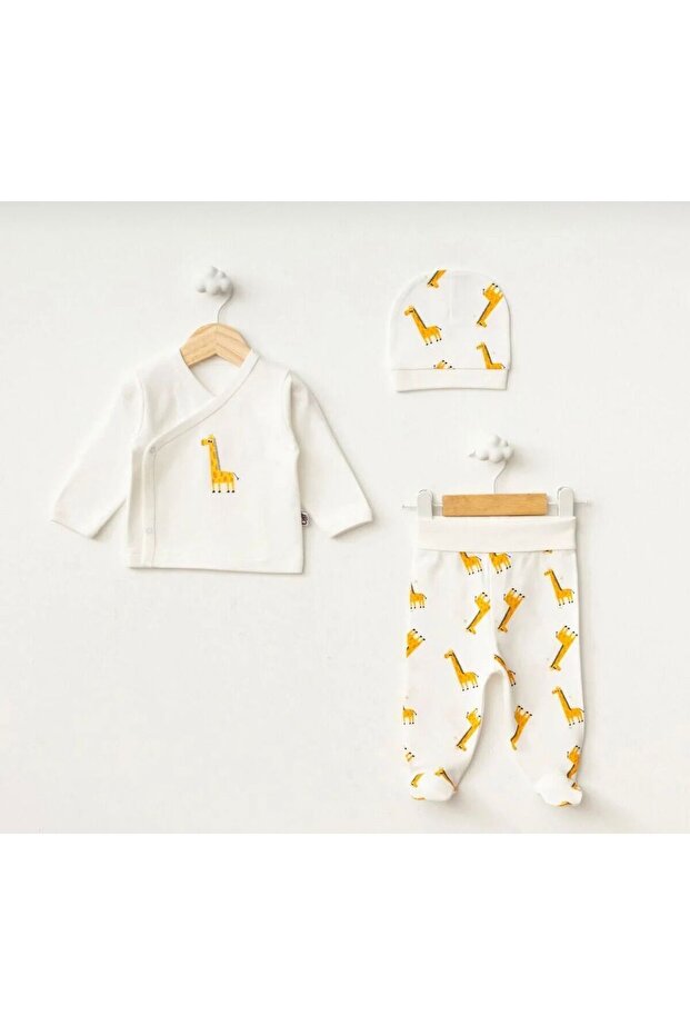 Giraffe Patterned 3-Piece Set