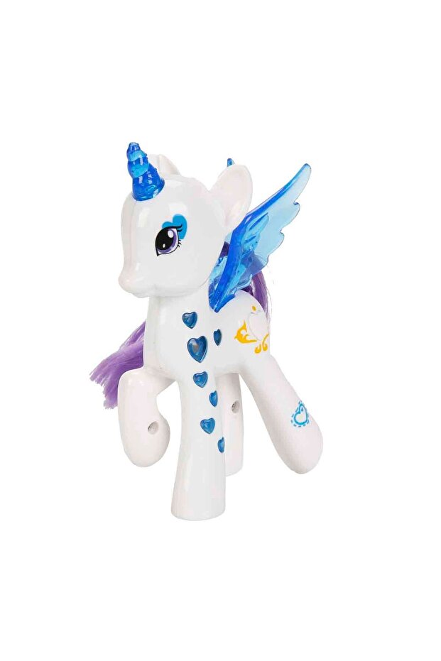 Işıklı Kanatlı Unicorn 43851 Mavi