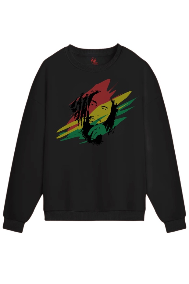 Rasta Vibes – Reggae Style Design Sweatshirt / Hoodie (Optional)