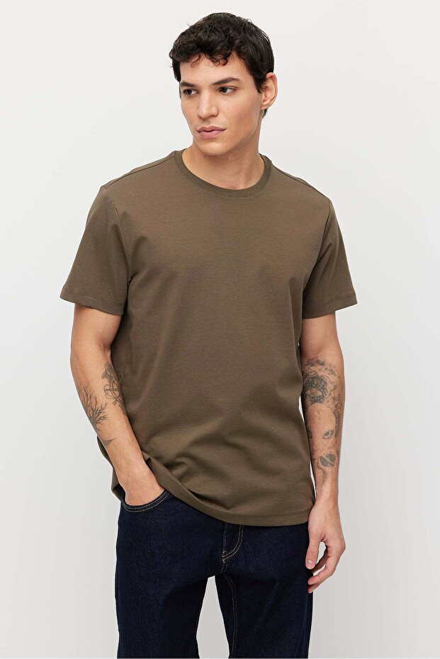 Men's Crew Neck Basic T-Shirt - 1