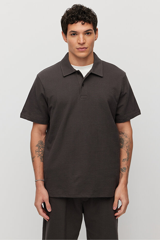 Erkek Polo Yaka Basic T-shirt - 2