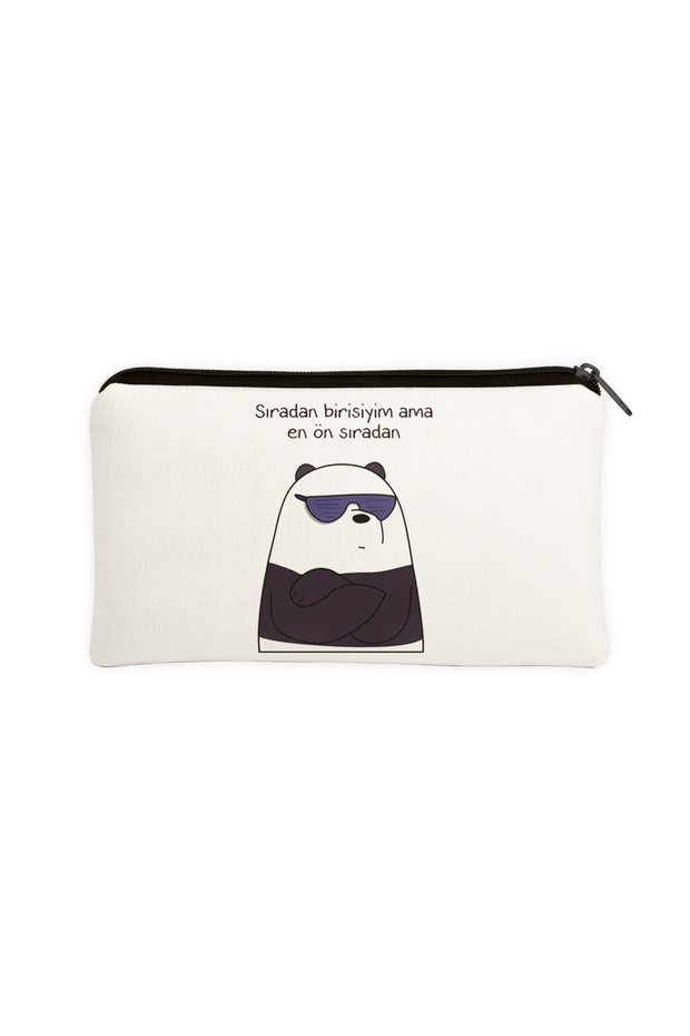 I'M Just an Ordinary Person but I'M Also a Very Ordinary Panda Designed Pen Holder Makeup Bag in 1 Multi-Purpose Organizer